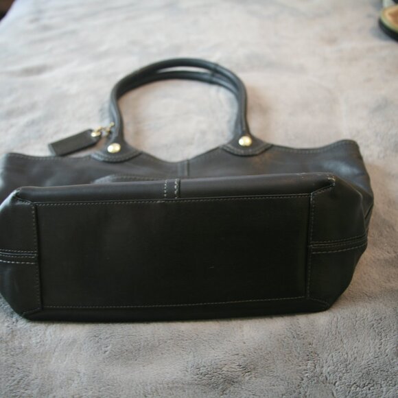 Coach Vintage Leather Tote Bag 12415, Black - Picture 2 of 5